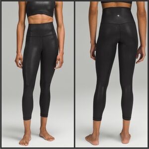 Lululemon Athletica  Align Radiate Foil Shine High Rise Leggings Sz 4  25”